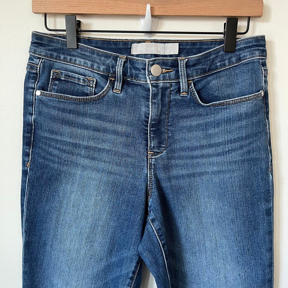 Athleta Skinny Medium Wash Denim Jeans Womens Size 4 Casual - Picture 4 of 12